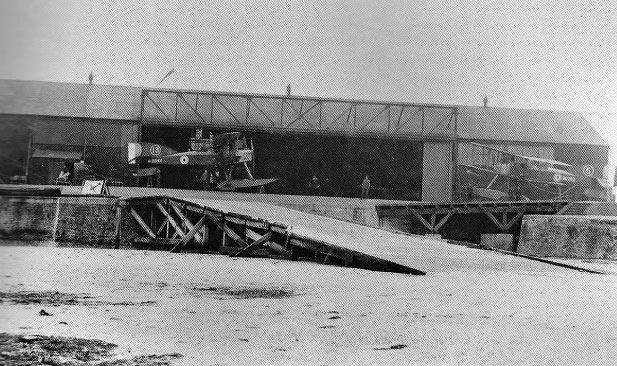 seaplane hanger at St Mildred's Bay